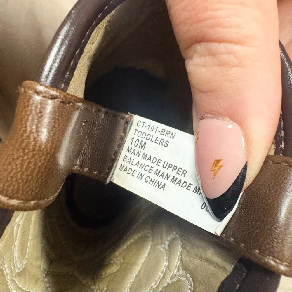 Canyon Trails Brown Lil Cowboy Pointed Toe Classic Western Boots Size 10